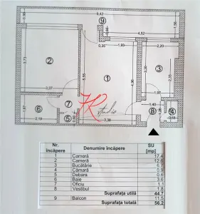 Vanzare apartament 2 camere Stefan cel mare, bloc consolidat - Bucuresti