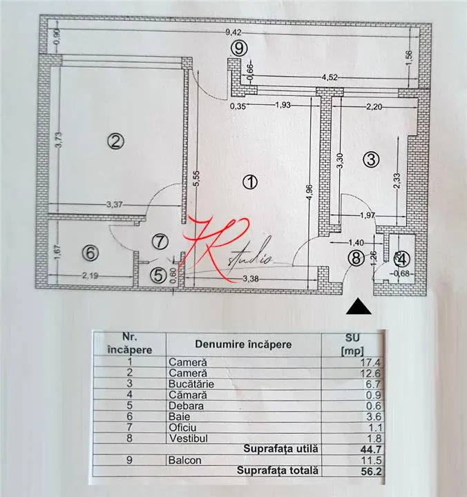Vanzare apartament 2 camere Stefan cel mare, bloc consolidat - foto 1