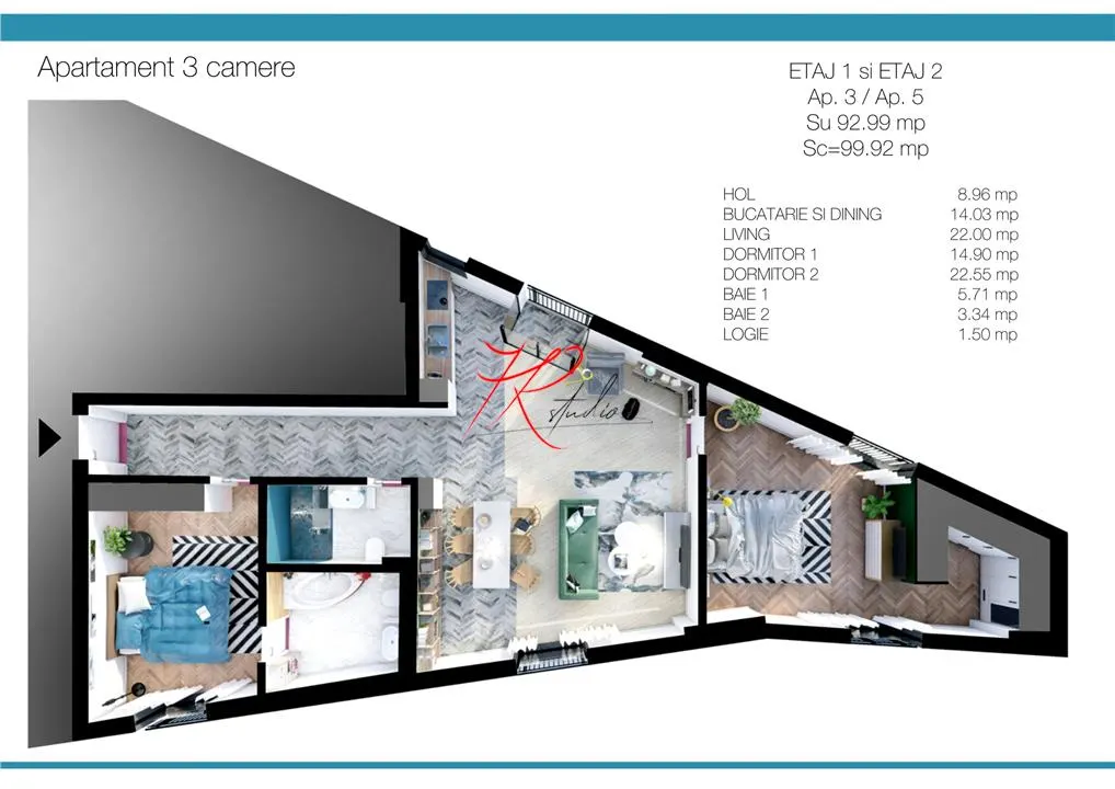 Vanzare apartamente Salajan,  bloc nou. 2024, 1600 €/mp - foto 3