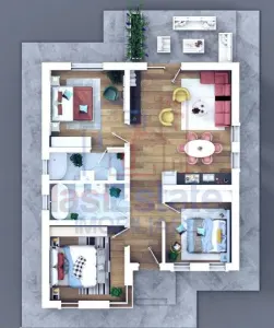 Casa noua cu 4 camere Miroslava - foto 3