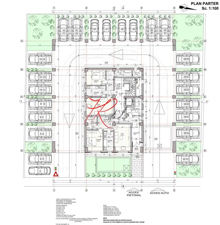Vanzare teren pentru bloc 34 apartamente, Militari, AC in lucru - foto 2