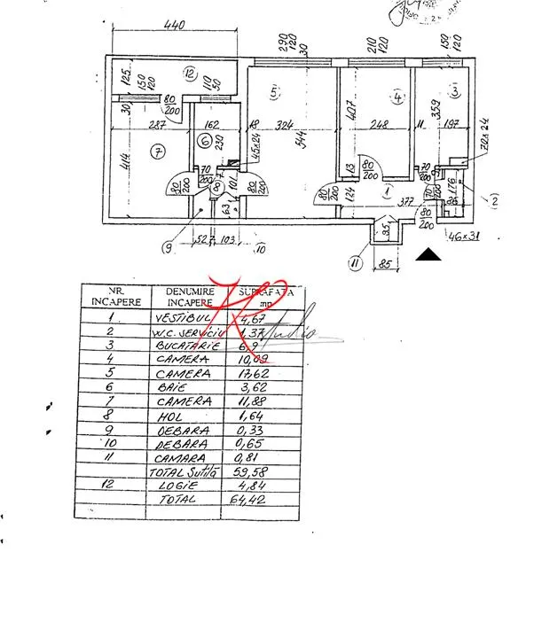 Vanzare apartament 3 camere Iancului, mobilat - foto 2