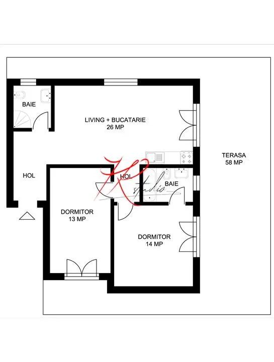 Inchiriere penthouse  3 camere Floreasca-Barbu Vacarescu cu Terasa - foto 3