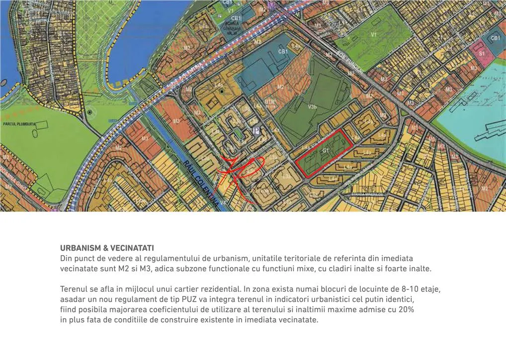 Vanzare teren Pentru dezvoltare imobiliare blocuri 10 etaje - foto 6