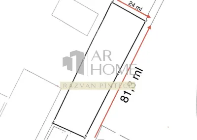 Teren intravilan 1900 mp, langa padure, intrare Gageni Paulesti - Paulesti