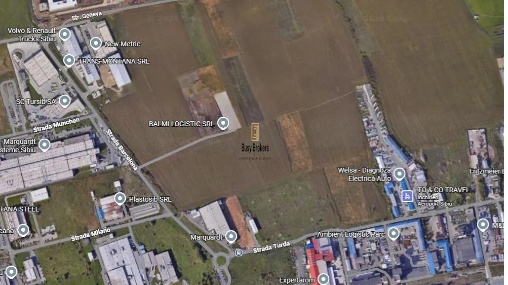 5000 mp - Teren constructii industriale - Autorizatie Construire - Sibiu Vest - foto 1