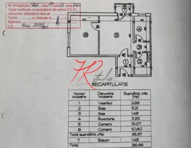 Vanzare apartament 2 camere la 5 minute de Piata Sudului - foto 3