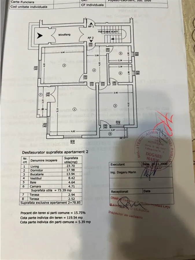Vanzare apartament 2 camere cu curte , CT , Popesti - foto 4