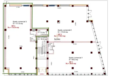 Spatiu Comercial - 116 mp - Alimentatie Publica - Comert - Servicii - foto 9