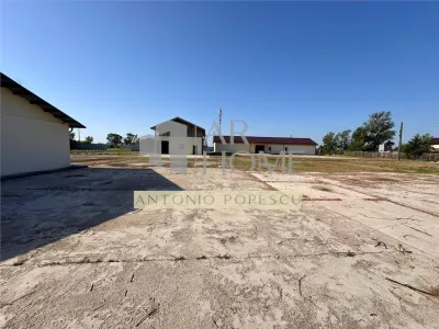 Ansamblu format din teren, platforma betonata si hale industriale, in Brazi, judetul Prahova. - foto 3