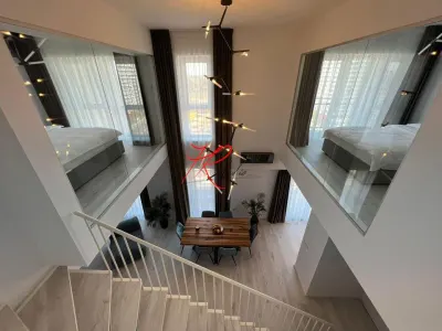 Vanzare penthouse duplex, lux , Barbu Vacarescu, mobilat - foto 13
