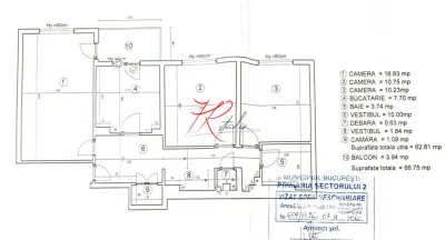 Vanzare apartament 3 camere Teiul Doamnei, total renovat - foto 3