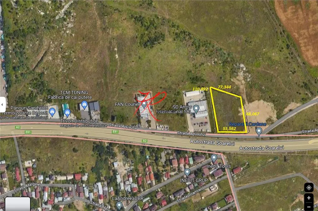 Vanzare teren construibil, langa autostrada si centura - foto 3