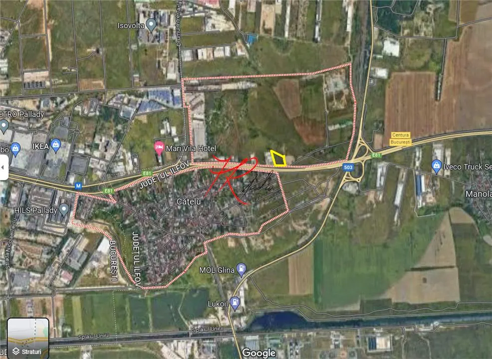 Vanzare teren construibil, langa autostrada si centura - foto 4
