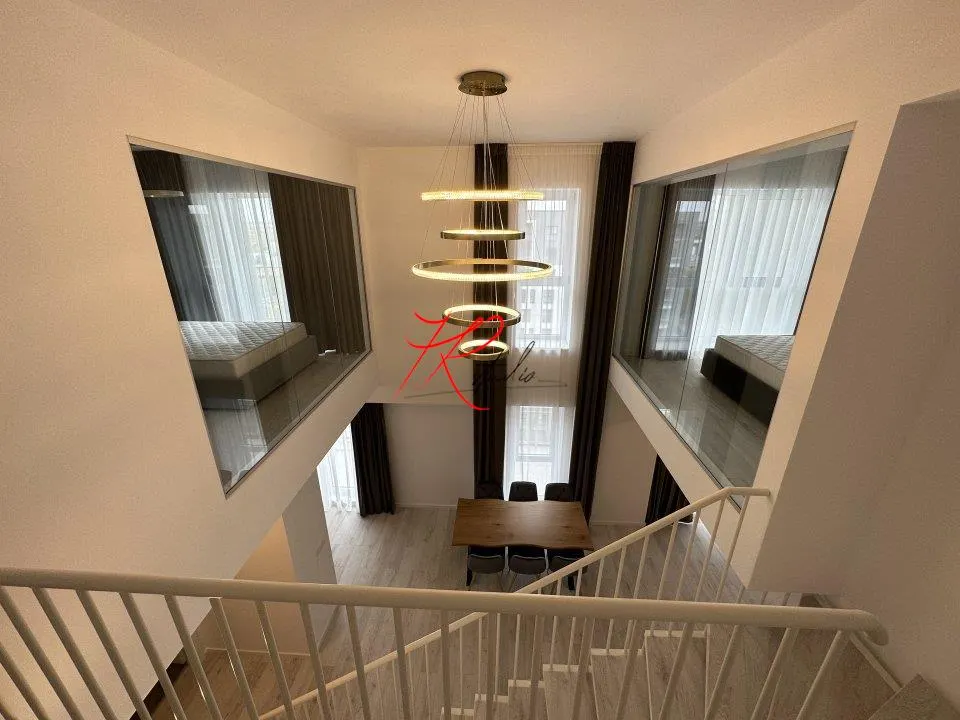 Vanzare penthouse duplex, lux , Barbu Vacarescu, mobilat - foto 1