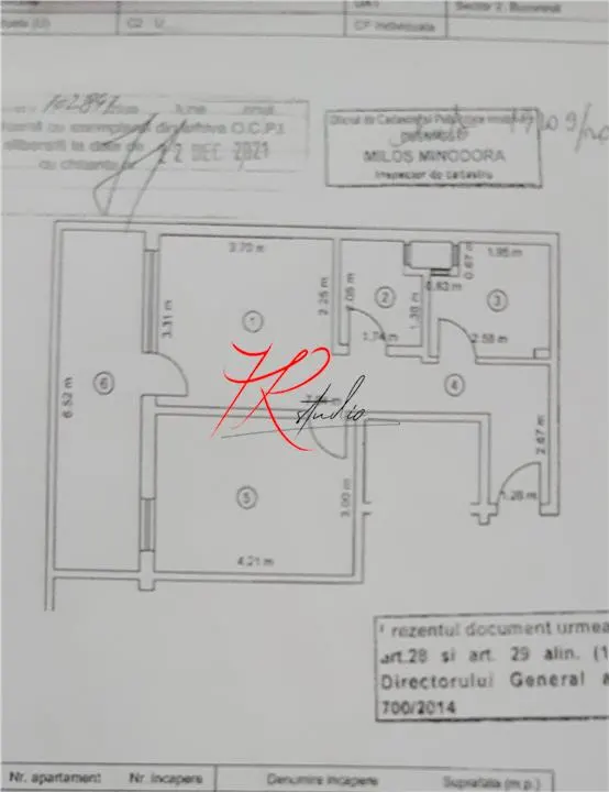 Vanzarea apartament 2 camere Obor, mobilat , cu CT - foto 2