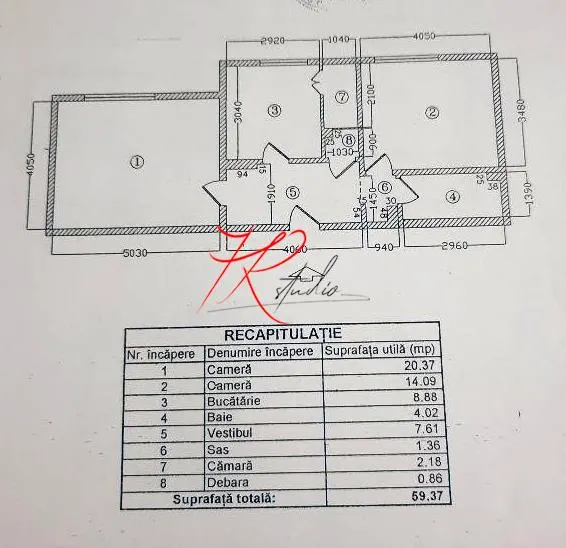 Vanzare apartament 2 camere Tei - foto 1