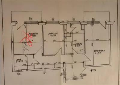 Vanzare apartament 3 camere Tei - Bucuresti