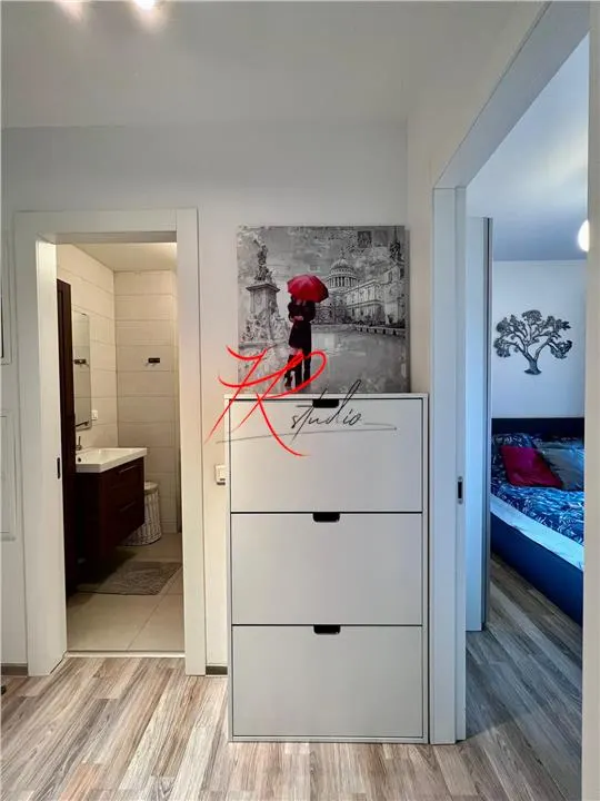 Vanzare apartament 2 camere Barbu Vacarescu - mobilat utilat - foto 11