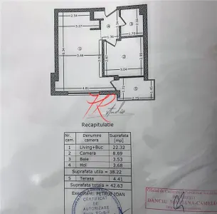Vanzare apartament 2 camere Barbu Vacarescu - mobilat utilat - foto 3