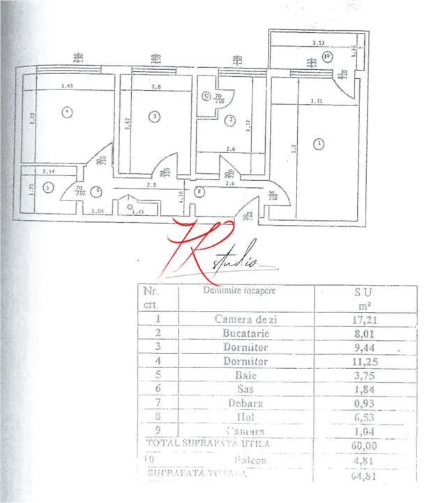 Vanzare apartament 3 camere Iancului, mobilat - foto 2