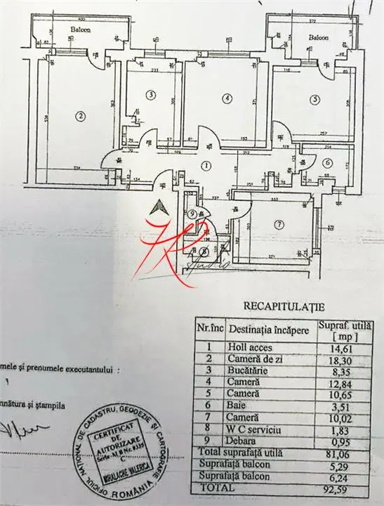Vanzare apartament 4 camere Iancului, mobilat - foto 2