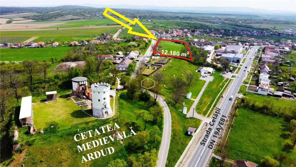 VIDEO | Teren 12.180 m² langa Cetatea Medievala Ardud | Hotel / Investitie turistica - foto 1