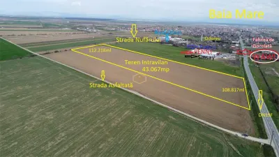 Teren Intravilan 43.067 mp | Deschidere DN19F | Odoreu – Satu Mare | Oportunitate  de Investiție - foto 8
