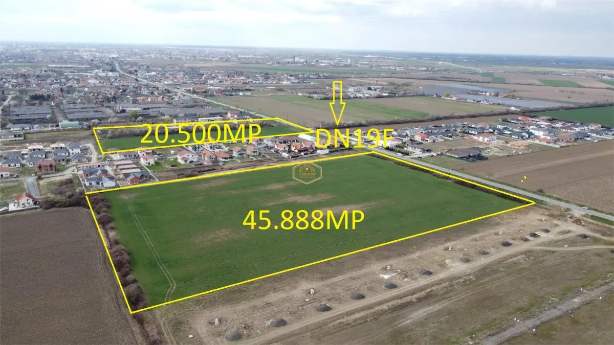 Teren Intravilan 20.500 mp cu front la DN19F | Martinesti - Satu Mare - foto 11