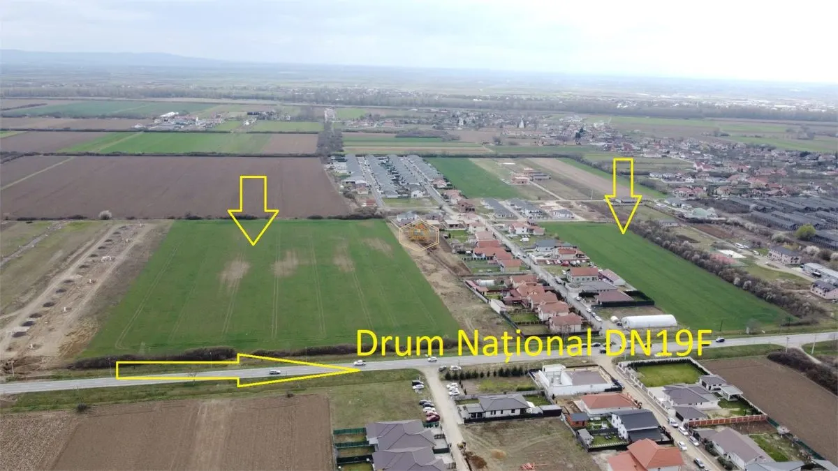 Teren Intravilan 20.500 mp cu front la DN19F | Martinesti - Satu Mare - foto 13