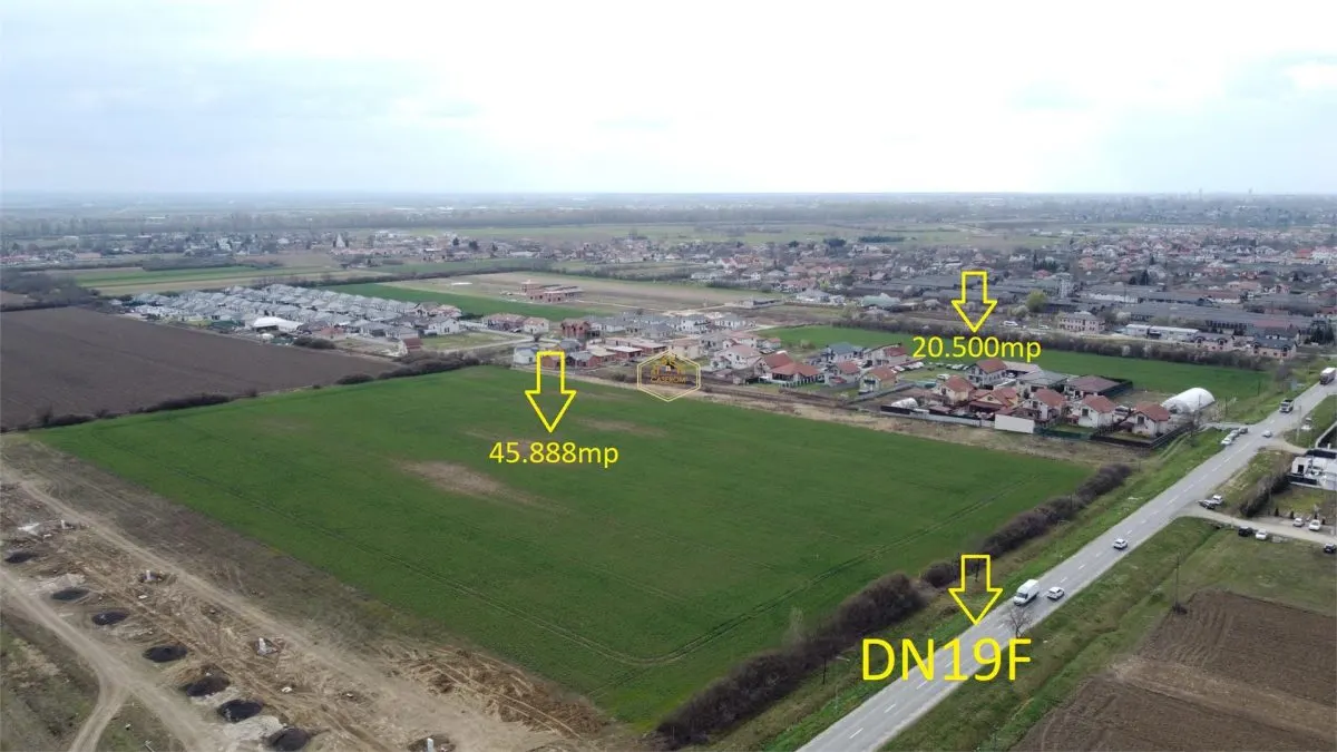 Teren Intravilan 20.500 mp cu front la DN19F | Martinesti - Satu Mare - foto 6