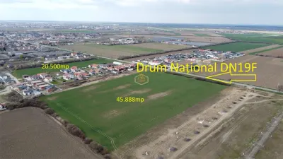 Teren Intravilan 20.500 mp cu front la DN19F | Martinesti - Satu Mare - foto 9