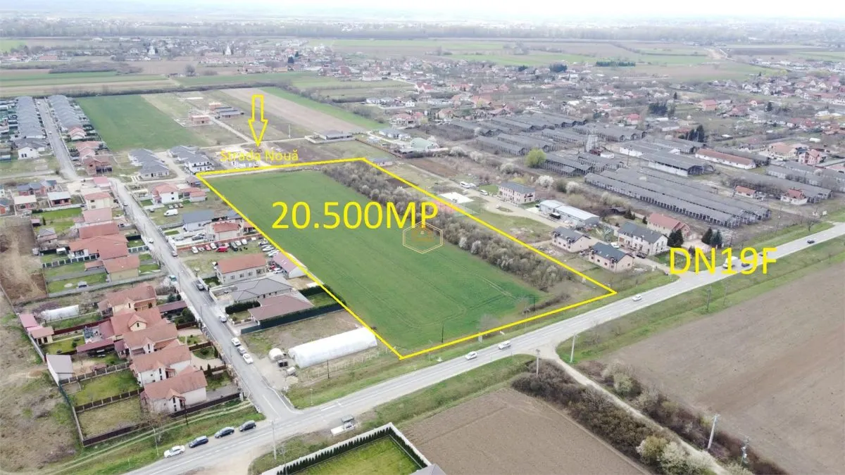 Teren Intravilan 20.500 mp cu front la DN19F | Martinesti - Satu Mare - foto 10