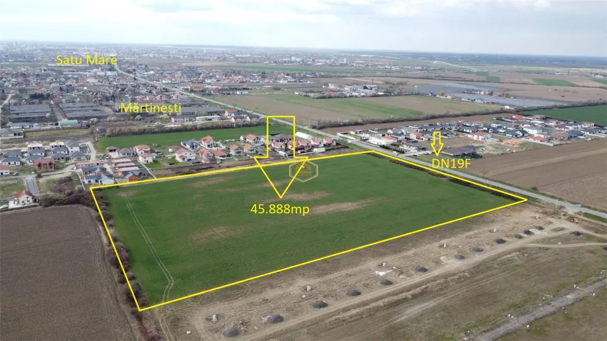 Teren Intravilan  45.888 mp la DN 19F | Odoreu - Satu Mare | Investitie - foto 14
