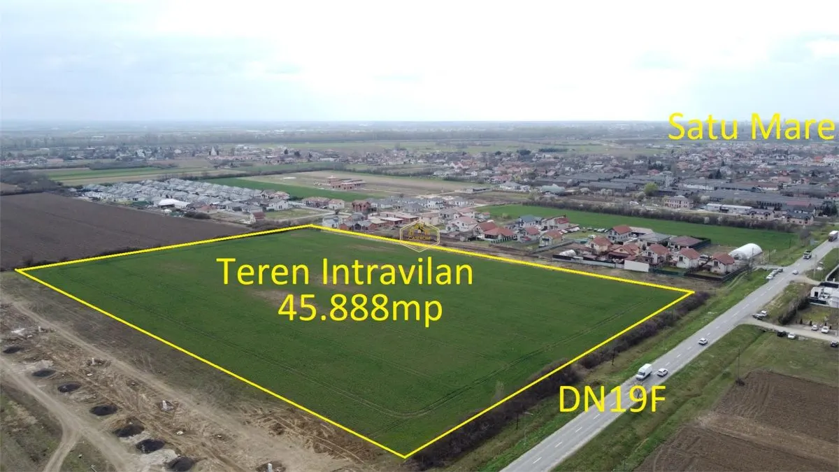 Teren Intravilan  45.888 mp la DN 19F | Odoreu - Satu Mare | Investitie - foto 4