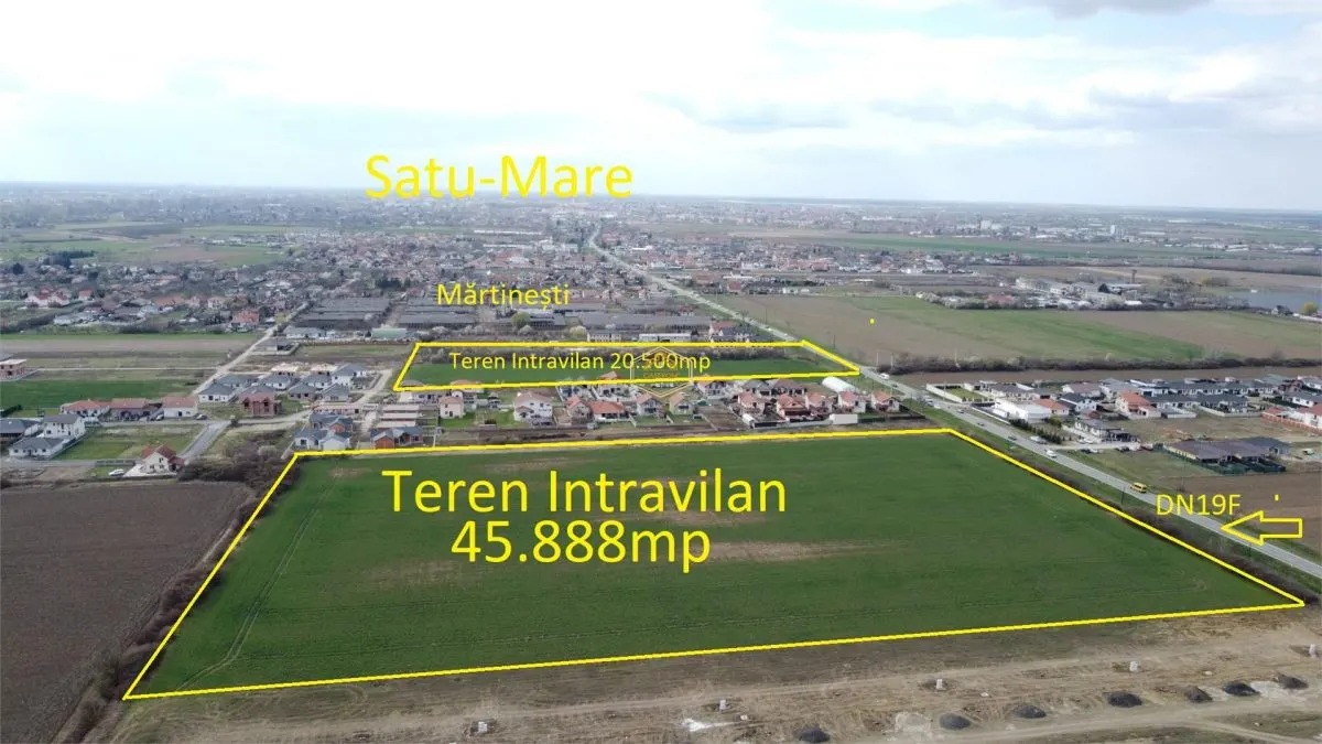 Teren Intravilan  45.888 mp la DN 19F | Odoreu - Satu Mare | Investitie - foto 6