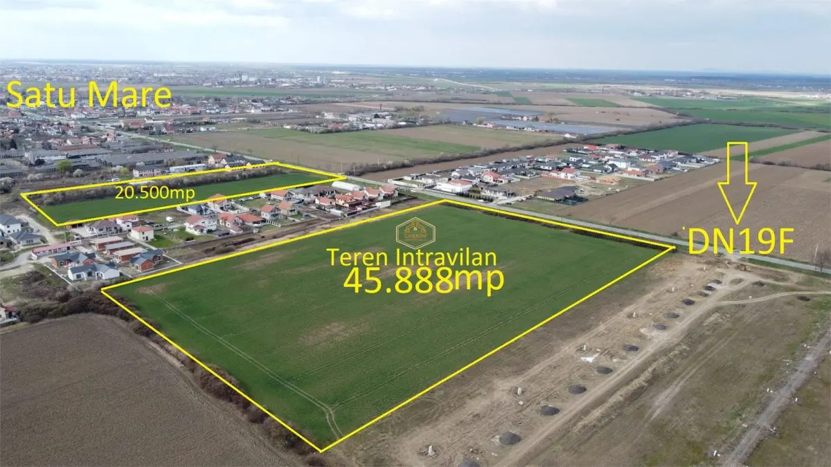 Teren Intravilan  45.888 mp la DN 19F | Odoreu - Satu Mare | Investitie - foto 9