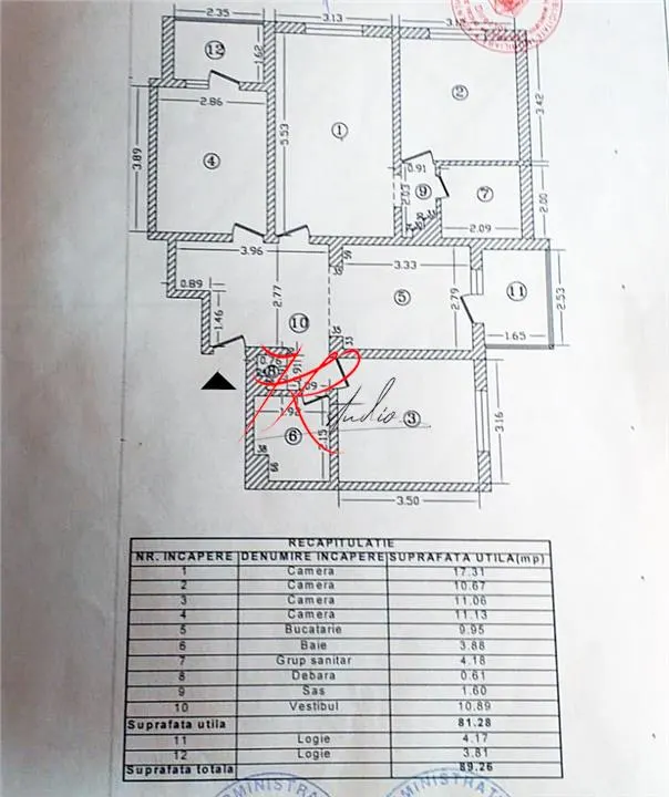 Vanzare apartament 4 camere Teiul Doamnei - foto 2