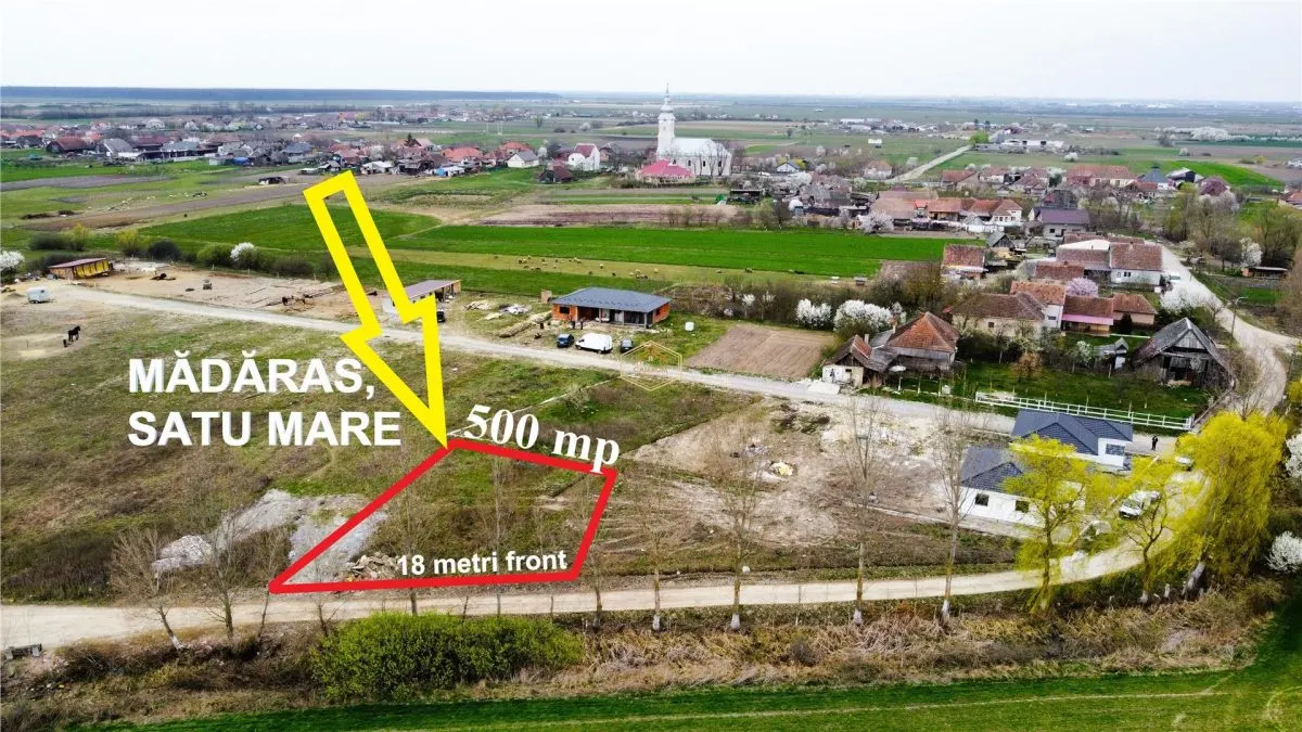VIDEO | Investitie sigura | Teren intravilan de 500 mp in Madaras - foto 1