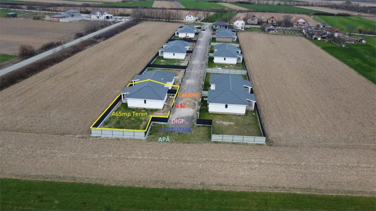 Casa Noua 4 camere si teren 465 m² | Odoreu - foto 3