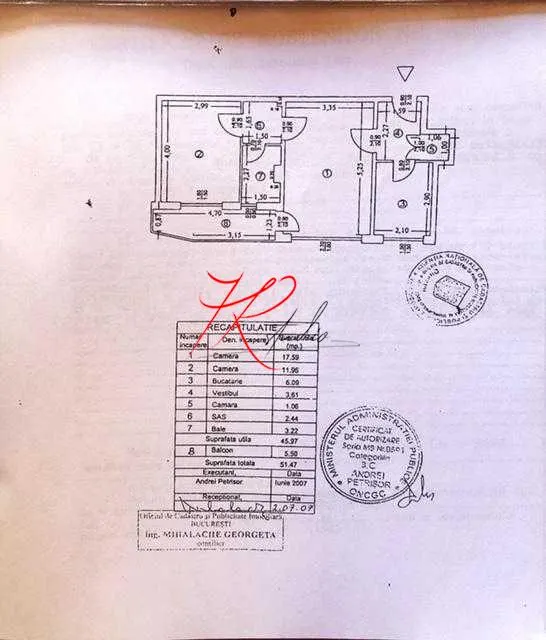 Vanzare apartament 2 camere Teiul Doamnei - renovat - foto 2