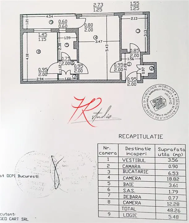 Vanzare apartament 2 camere - renovat mobilat - foto 2