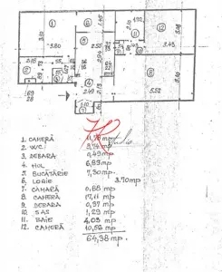 Vanzare apartament 3 camere Tei - foto 2