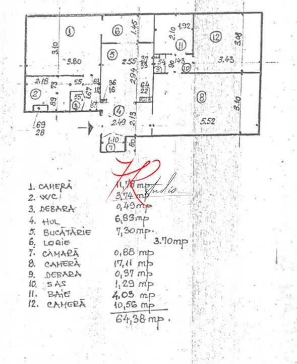 Vanzare apartament 3 camere Tei - foto 2