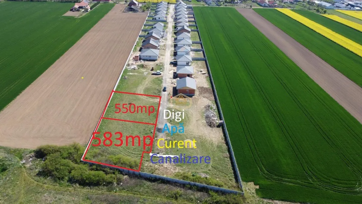 Teren intravilan 583mp in Lazuri - foto 1