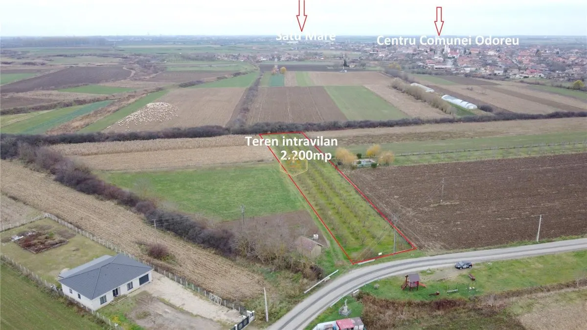 Teren intravilan, cu livada - 2.200 mp | Strada Principala - foto 2