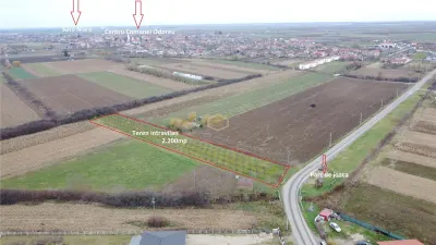 Teren intravilan, cu livada - 2.200 mp | Strada Principala - foto 3