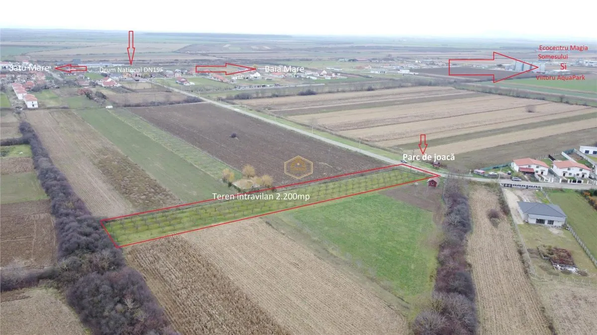 Teren intravilan, cu livada - 2.200 mp | Strada Principala - foto 5