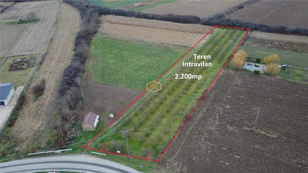 Teren intravilan, cu livada - 2.200 mp | Strada Principala - foto 7