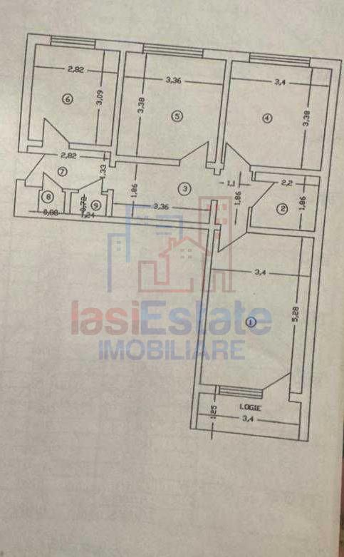 Apartament 3 camere Alexandru cel Bun - foto 8